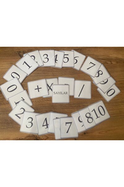 ZK Toys I'M Learning Numbers 0-10 Numbers 4 Operation Cards