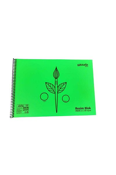 Mynote 25X35 Plastic Cover 25 Leafs Picture Notebook