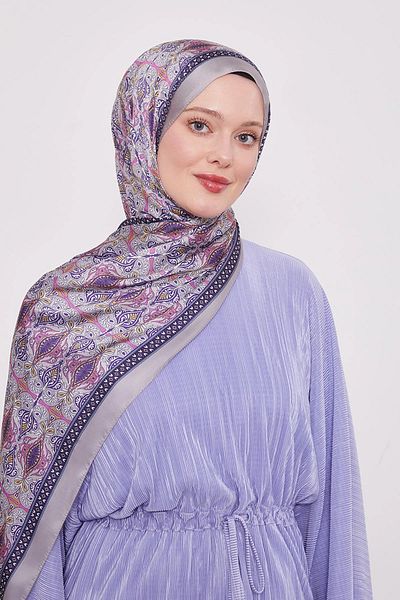 Levidor Reflection Pattern Indian Silk Shawl