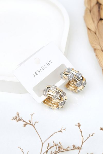 Jack Ferrero Luxury Steel/Not Darkening /Women's Earrings