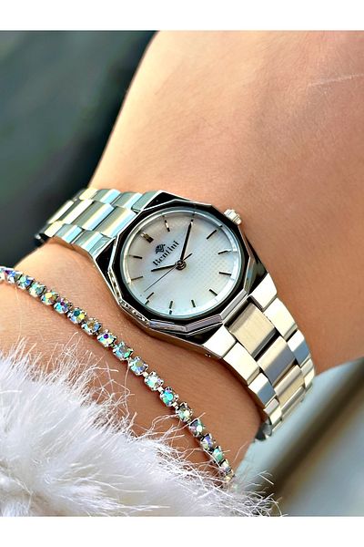 Bentini Women's Wrist Watch with Steel Band - Waterproof, 2-Year Warranty