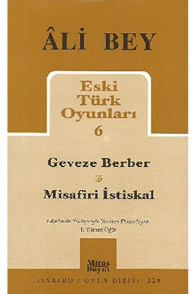 Mitos Boyut Yayınları Eski Türk Oyunları 6 - Geveze Berber - Misafiri İstiskal