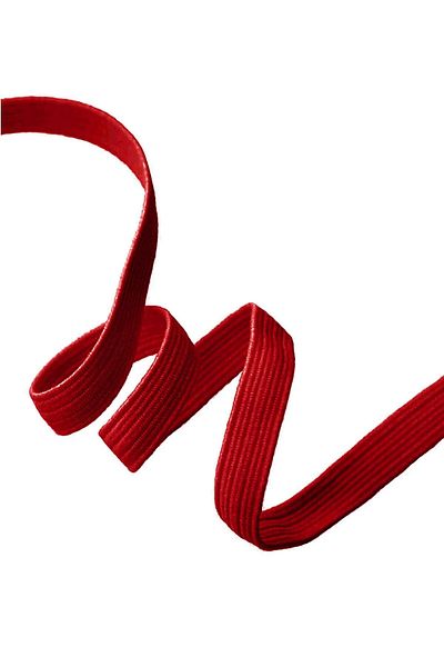 hapshoe Red 20 mm 5 Mt Durable Hard Flat Elastic Ribbon Rubber