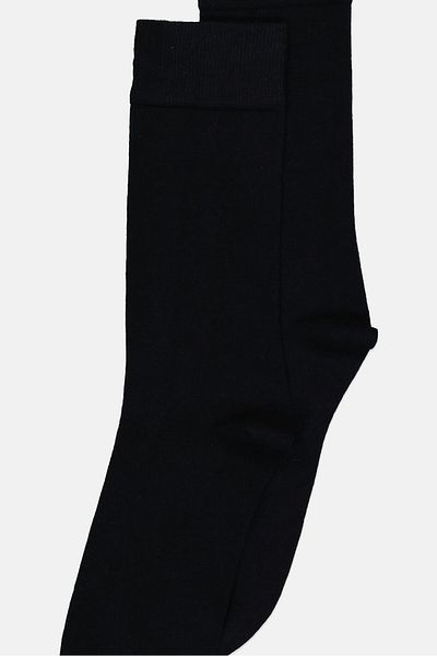 English Laundry Men 3 Pairs Plain Terry Socks, Navy