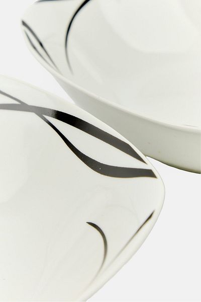Maser 2 Pieces Round Bowl, White