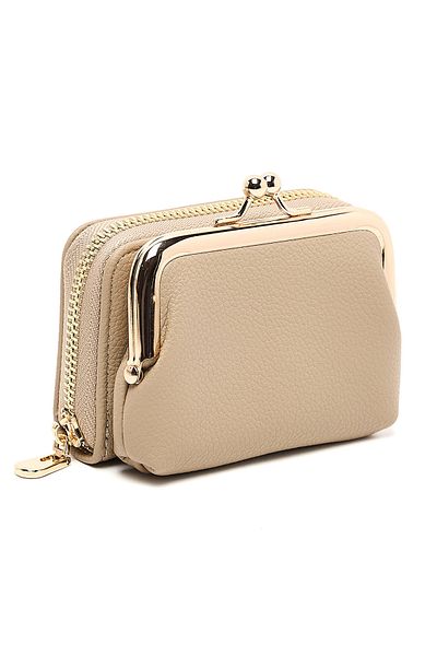R&B Maroon Ladies Medium Wallet