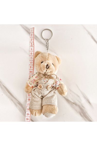 pegu baby collection سلسلة مفاتيح دب محشوة، إكسسوار للحقيبة، هدية