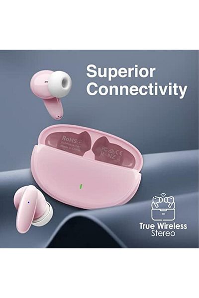 Promate Promate True Wireless Earbuds, In-Ear Bluetooth v5.1 HD Earphones with Mic, IPX5 Water Resistance, 2