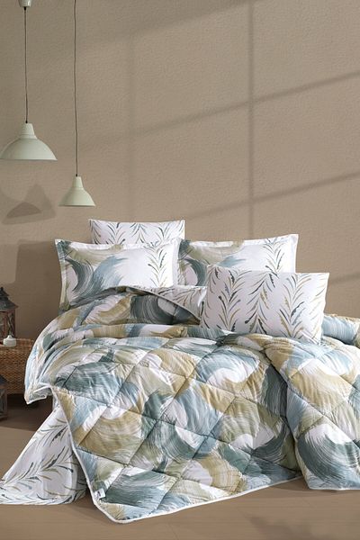 Clasy Ranforce 100% Cotton Sleeping Set Double Estiva