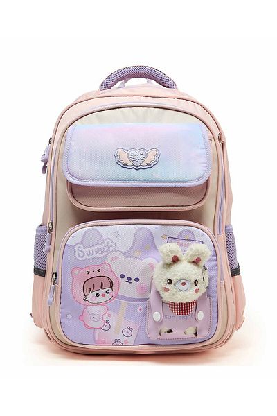 R&B Pink Girls Backpack