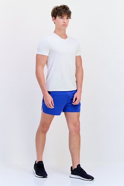 Nike Men Standard Fit 5 Length Running Shorts, Blue