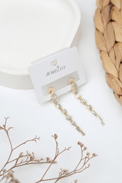Jack Ferrero Luxury Steel/Not Darkening /Women's Earrings