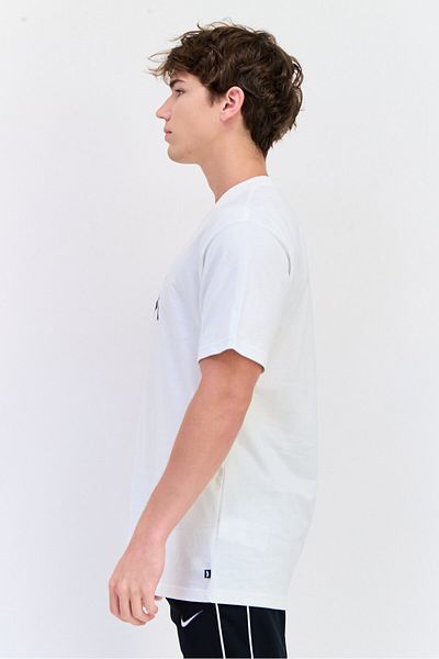 Nike Men Loose Fit Short Sleeve Outdoor T-Shirt, White