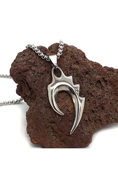 GWOMA Tribal Flame Unisex Steel Gift Necklace for Lover - Wife - Dad - Friend