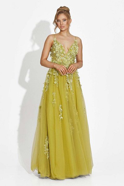 BOGAS Serina Green Long Women's Dress