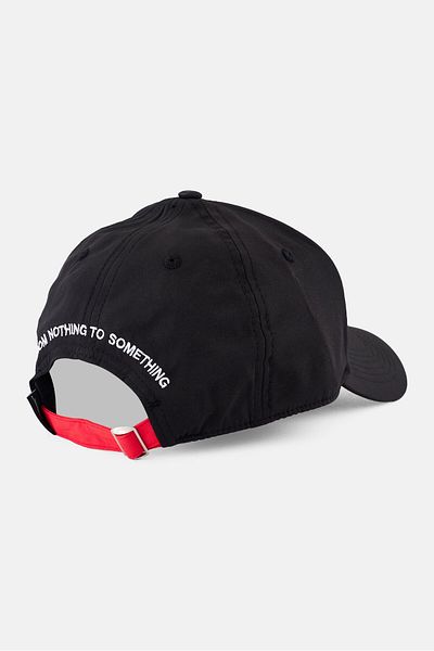 HOODRICH Men Brand Logo Adjustable Cap, Black