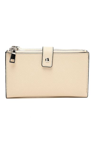 R&B Beige Ladies Long Wallet