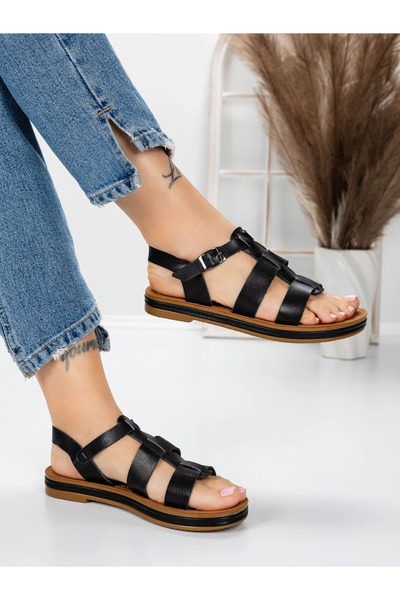 mei Sandale Dama cu Talpa Joasa 3GZ38 Negru | Mei