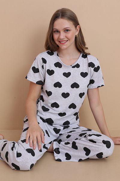 STELLAPİNK Women's Cotton Pajama Set