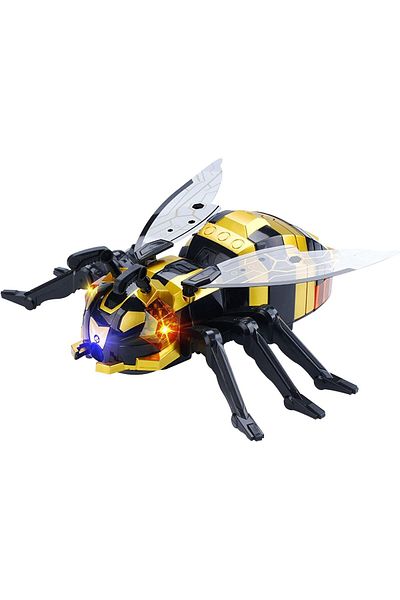 Generic Leno Remote Control Bee Kids Toys Realistic RC Bee Robot Toy with Music Effect LED Light Baby Sensor