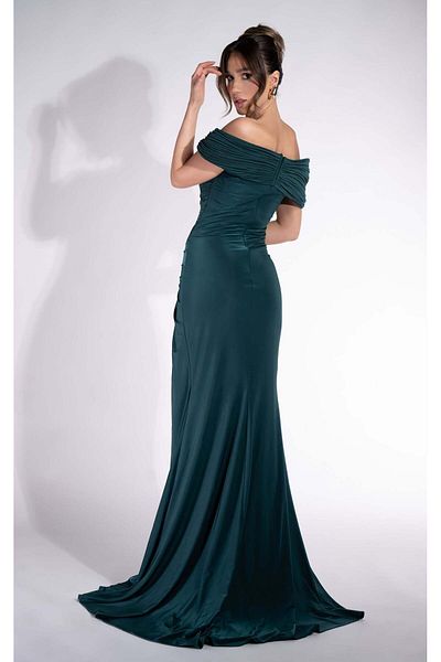 BOGAS Radiancia Green Long Women's Dress