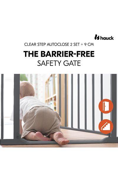 HAUCK Safety gate 75-80 cm, with extension + 9 cm