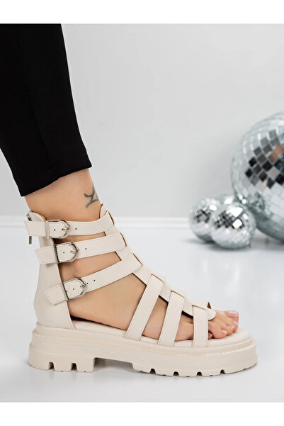 mei Sandale Dama cu Talpa Joasa 5HXS11 Bej | Mei