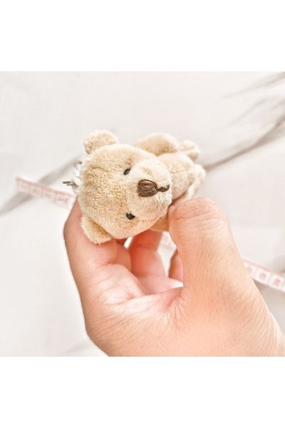 pegu baby collection سلسلة مفاتيح دب محشوة، إكسسوار للحقيبة، هدية
