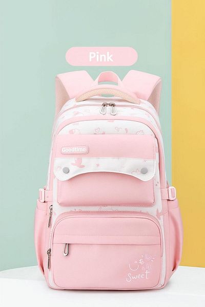 Adalinhome Korean Model Multi-Compartment School Backpack