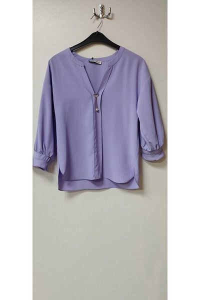 EVRA V-Neck Fakir Sleeve Blouse