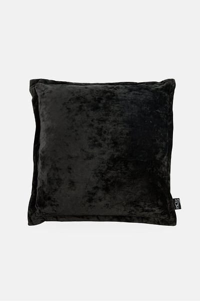 Unique Living Velvet Tatum Cushion, Black
