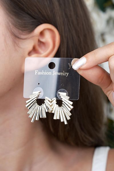 Jack Ferrero Luxury Steel/Not Darkening /Women's Earrings