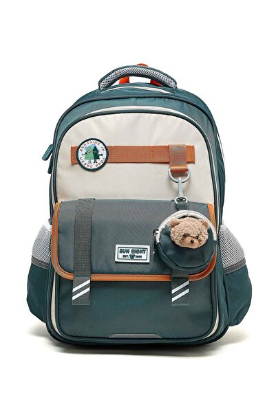 R&B حقيبة ظهر خضراء للأولاد