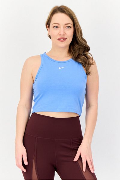 Nike Women Sportswear Fit Sleeveless Outdoor Tops, Light Blue