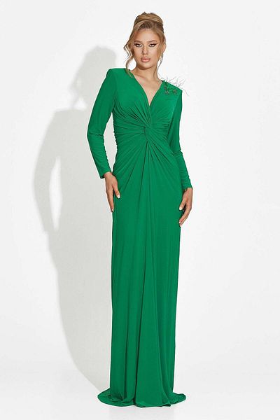 BOGAS Women's Long Green Dress Ensa