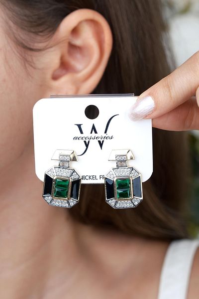 Jack Ferrero Luxury Steel/Not Darkening /Women's Earrings