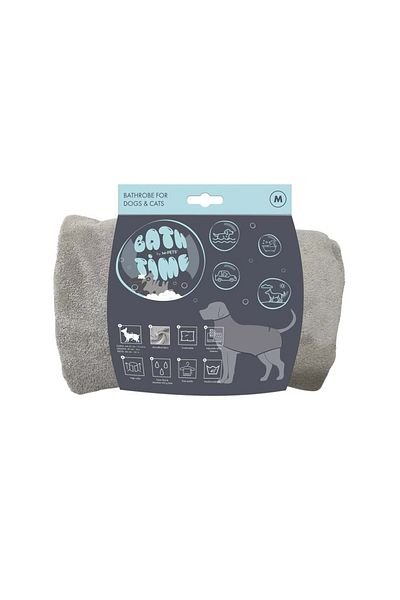 M-PETS Bath Time Bathrobe for Dogs (m)