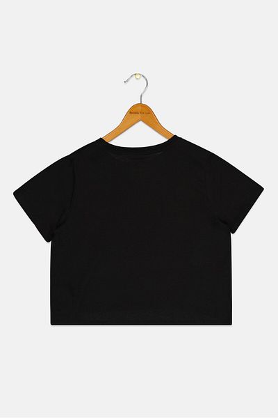 Nike Kids Girl Sportswear Fit Short Sleeve Training T Shirt, Black