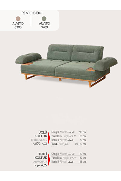 EVİM MOBİLYA CONCEPT İpek Koltuk Takımı