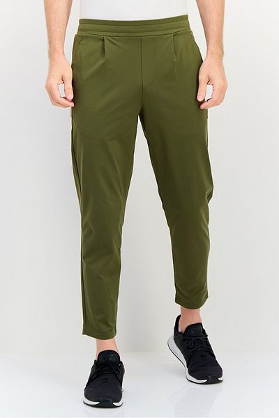 RBX Men Sportswear Fit Outdoor Track Pants, Dark Olive