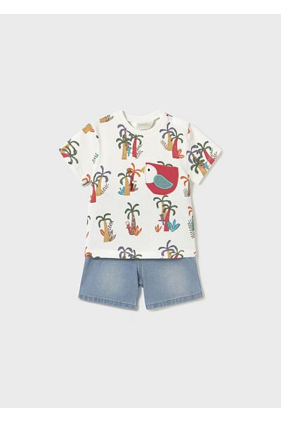 MAYORAL Newborn Boy Shorts and T-Shirt Set