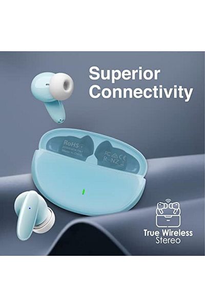 Promate Promate True Wireless Earbuds, In-Ear Bluetooth v5.1 HD Earphones with Mic, IPX5 Water Resistance, 2