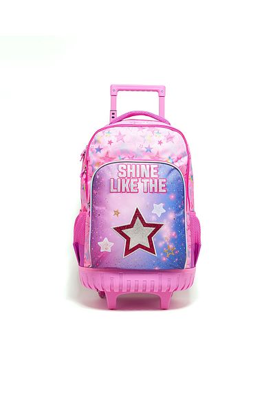 R&B Pink Girls Trolley Bag