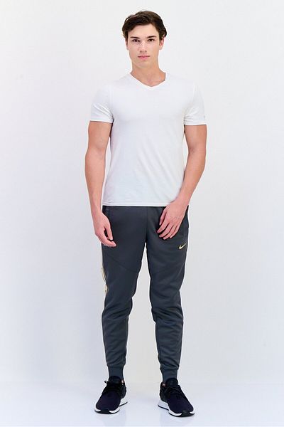 Nike Men Standard Fit Running Track Pants, Grey