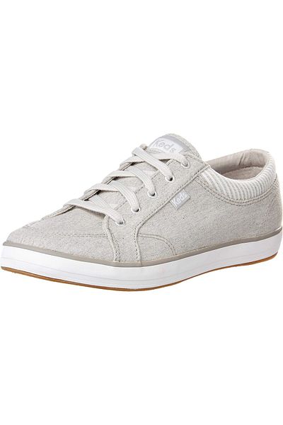 Keds Women's Center Chambray Gray Sneaker with Dream Memory Foam - 41