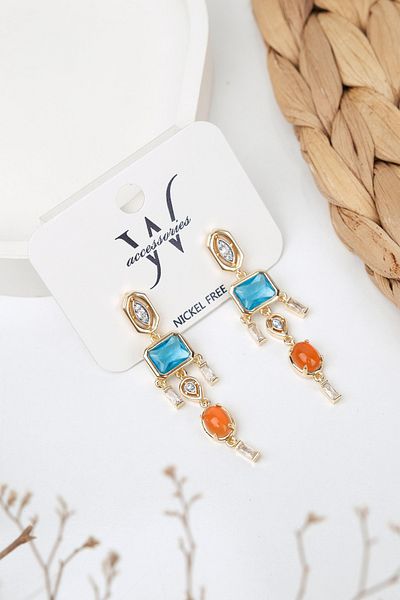 Jack Ferrero Luxury Steel/Not Darkening /Women's Earrings