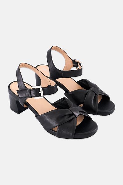 Geox Women D Genziana Adjustable Buckle Sandals, Black