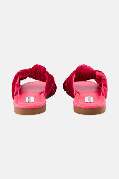 Steve Madden Women Aware Slip On Flats, Fuchsia