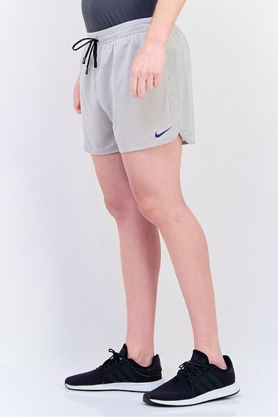 Nike Men Dri Fit Drawstring Training Shorts, Light Grey