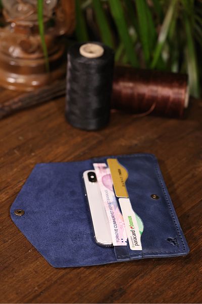 Derimoda Genuine Leather Handmade Long Wallet – Stylish and Durable for Women & Men